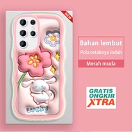 Jasouwe Samsung S20 PLUS S21 FE Note 10 LITE 20 Plus S22 ULTRA 5G latest casing hp Cinnamon pattern 