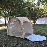 Upgrade Widened 4-Car Double-Open Door Bicycle Tent Rainproof Sunscreen Storage Room Tent Motorcycle