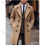 {Trendy Clothing} Woolen Jacket Warm Coat Men European Code European American Autumn Winter Men's Wo