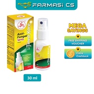 Three Legs Tinea Kare Anti-fungal Spray 30ml EXP:01/2028 [ 3 leg Tinea-Kare kulat kurap panau ]