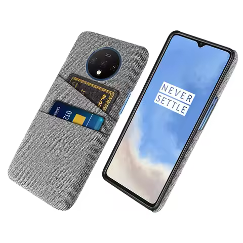 Oneplus 7T For Oneplus 7T Case Luxury Fabric Dual Card Cover For Oneplus 7T Phone Case For One plus 
