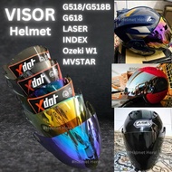 (VISOR) for Helmet Xdot G518/G518B Blitz/Xplorer/MDH D2/Swan/LTD/INDEX/LASER/MV STAR/AXN/ G518 Helme