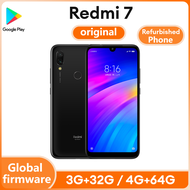 Re-furbished Phone Xiaomi Redmi 7 Smartphone with Phone Case Cellphone Googleplay Android Cell Phone