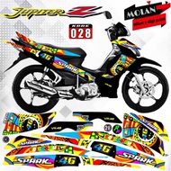 Decal Sticker Striping Variasi Jupiter Z Robot 2010-2013 /Jupiter Z