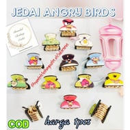 JEDAI ANGRY BIRDS CUTE JEDAI/ ANGRY BIRDS HAIR CLIP/ ANGRY BIRDS CLIP/ FRINGE CLIP/ HAIR ACCESSORIES