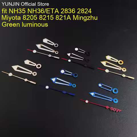 Watch Hands Luminous Hands Fit NH 35 NH36 ETA 2836 2824 Miyota 8205 8215 Movement