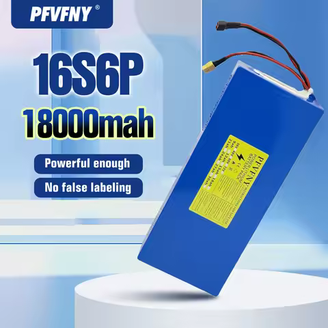Battery Pack 60V 18AH 16S6P Battery Pack Application 500W-2000W Equipment 110V-220V Charger
