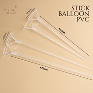 Stick + Cup Balloon PVC ±30cm - Stick + Cup Balloon PVC ±70cm - Foil Balloon Stick - Katic