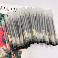 ~~ New * Muji Style Frosted Gel Pen Quick-Drying Unbreakable Ink Black Fountain Pen 0.5 Office Signature Student Pens 50 Pieces Set