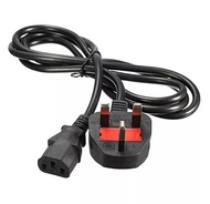 AC Power Cord Cable UK Plug 3-Pin 10A 110-220V for Laptop PC Computer Adapter UPS Printer Audio equi