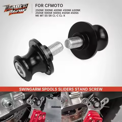 10mm Stand Screws Swingarm Spool Slider For CFMOTO 450MT 650MT 700MT 800MT 800MTX 650GT 250CL-X 300C
