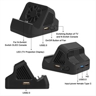 Switch Portable Multifunction TV Projector Charging Dock+Cooling Fan USB 3.0 Port Switch Console Acc