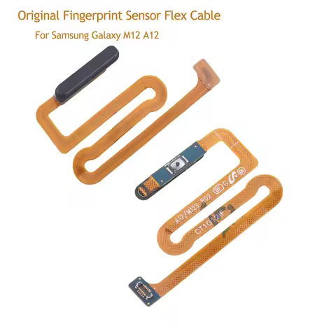Fingerprint Sensor Flex Cable For Samsung Galaxy M12 / A12 SM-A125/M125/A127 Supports Fingerprint Sc