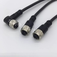 Waterproof Aviation Plug 4-Core M12 Cable Aviation Plug M12 Connector M12 Waterproof Aviation Plug 8