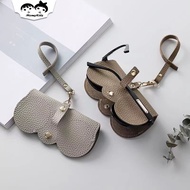 GANTUNGAN Unique Model Eyeglass Case Hanger - Fashionable PU Leather Eyeglass Case Spectacle Case Sp
