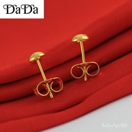 saudi gold 18k pawnable legit gold earrings student peas earrings bone studs gold earrings