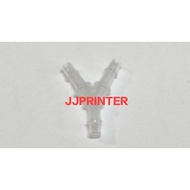 Eioce Plastic Y shape & i shape ink tube connector for TX800 XP600 DX5 DX7 printhead Hose