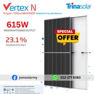Trina Solar 615W Vertex N Monocrystalline Solar Panel - Ready Stock - Jomsolar