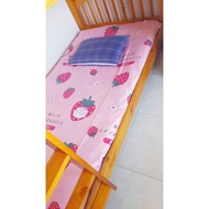 Mattress Topper, Double-Sided Mattress Cover with Zipper in Cool Cotton Fabric, sizes 1m, 1m2, 1m4, 