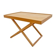 [特價]LIFECODE 比爾櫸木休閒桌/折疊桌-提袋裝