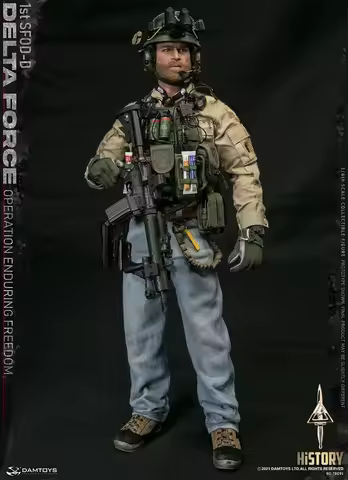 1/6 DAMTOYS DAM 78091 US. 1st SFOD-D Delta Force Operation Freedom Group Jeans Pant Trousers Hand Gl