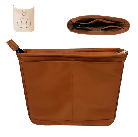 Handmade Organizer Purse H ermes Evelyne 16 29 33 40 Insert Nylon Insert Makeup Organizer Bag Inner 