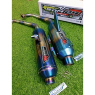 Exhaust Silent Killer RDM 24 Exhaust BLUE PURPLE power pipe beat Crab beat new Click 125 power pipe 