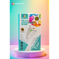 CHARGER WITH CABLE SINGLE SLOT TYPE C TO TYPE C BT 35W GAN