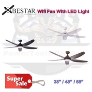 BESTAR STAR 5 WIFI CEILING FAN WITH LED LIGHT 38INCH/ 48INCH/ 58 INCH