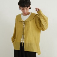 セーラーカラーリボン結び長袖カーディガン薄手羽織冷房対策日焼け対策アウター