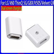 Original For LG V60 ThinQ 5G/G8X/V50S/Velvet Sub screen Magnetic adapter Adapter Charging For LG Vel