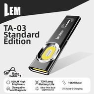 LEM | Ultra-Thin Bright Rechargeable Portable Flashlight