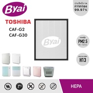 แผ่นกรองอากาศ CAF-E2A เครื่องฟอกอากาศ TOSHIBA รุ่น CAF-G30 CAF-G2 CAF-E2 CAF-C4 CAF-C3 CAF-D4 CAF-D3 CAF-02BA 03BA