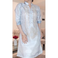 MODERN FILIPINIANA BARONG DRESS FOR WOMEN PURE EMBROIDERED