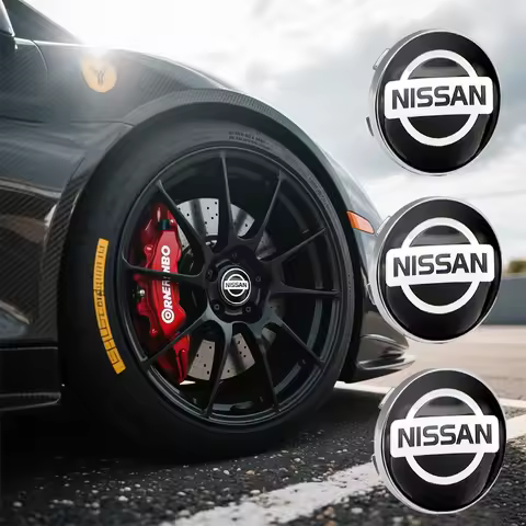 4pcs Car Wheel Hub Caps ABS 3M Adhesive Anti-ScratchFor Nissan Qashqai X J10 J11 Trail Tiida Teana S