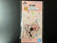 一番賞 D賞 SPY×FAMILY Lovely Ordinary Days 間諜家家酒 立牌 擺件 週邊配飾 No.1 安妮亞