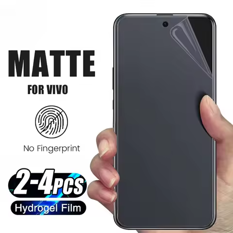 2-4Pcs Anti-Glare Matte Hydrogel Film For Vivo iQOO Neo 7 8 9 9S Pro Plus Screen Protectors For Vivo