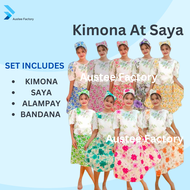 Checked Austee Filipiniana Costume Barot Saya Kimona at Saya Kasuotang Filipino Costume