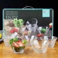 DIAMOND BOWL SET MANGKUK DESERT SET BEKAS KUIH BEKAS DESERT SET BEKAS KUIH KACA