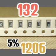10pcs Chip resistor smd 132 1K3 size 1206 3216 5% 1.3 Kohm 1.3 kohm 1.3KOHM