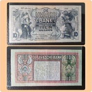Numismatik Uang kuno Indonesia 10 G seri Wayang th 1939 A071