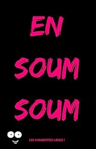 Carnet de notes souple, journal intime, recueil de pensées 100 pages, EN SOUM SOUM, rose et noir: Ca