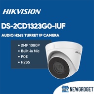 HIKVISION DS-2CD1323G0-IUF 2MP BUILD-IN MIC TURRET NETWORK CAMERA