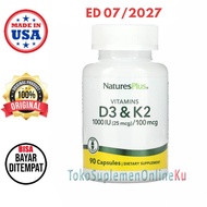 Natures Nature's Plus Vitamin D3 1000iu+K2 - Vitamin D3 | Naturesplus