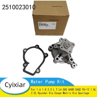 Engine Water Pump Kit For 1.6 1.8 2.0 L T L4 GAS G4GR G4GC 96-12 1.8L 2.0L Hyundai Kia Coupe Matrix 