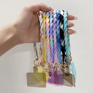 Glowing bear phone strap, anti-lost phone strap, durable silicone strap phone case strap