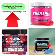 LOCAL (Next day delivery)   Value pack 3pack40% off （Strawberry + Blueberry + Duo Flavor）Creatine Mo