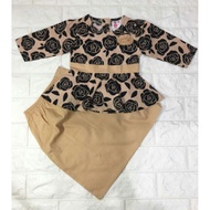 Baju kurung sofia -beige