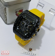 LEOPARD 8018  JAM TANGAN PRIA ORIGINAL TALI KARET TANGGAL AKTIF FREE BOX