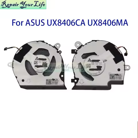 Laptop CPU GPU Fan For Asus Zenbook DUO UX8406 UX8406CA UX8406MA 13NB14X0P04011 13N1-K3P0101 ND55C0W